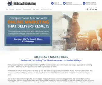 Mobcastmarketing.com(Mobcast Marketing Agency) Screenshot