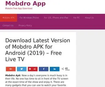 Mobdroapp4U.info(Free Live TV) Screenshot