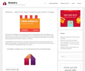 Mobdro.net(Best Free Video Streaming & Online TV Apps 2020) Screenshot