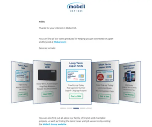Mobell.co.uk(Mobell is Changing) Screenshot