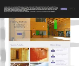 Mobelmol.com(Empresa experta en mobiliario y tableros fenólicos) Screenshot
