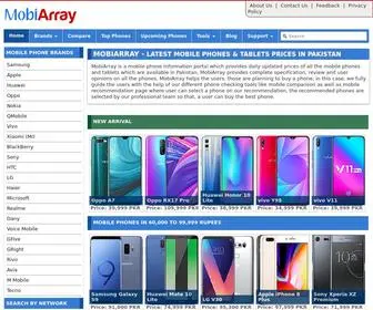 Mobiarray.com.pk(Rate list 2019) Screenshot