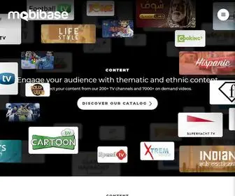 Mobibase.com(TV & VOD content for operators) Screenshot