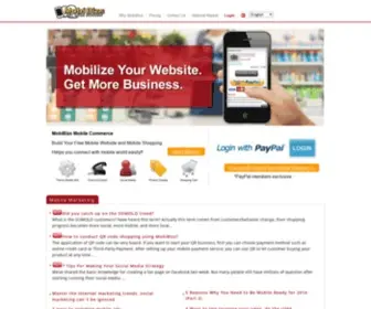 Mobibizs.biz(Creating the mobile website of Your shopping Website) Screenshot