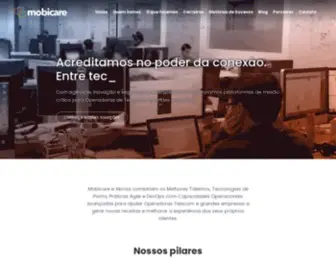 Mobicare.com.br(Soluções de Autoatendimento Móvel e WiFi Carrier Grade) Screenshot