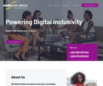 Mobicomafrica.com(Mobicom Africa Ltd) Screenshot