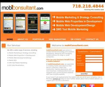 Mobiconsultant.com(Mobile Web Design) Screenshot