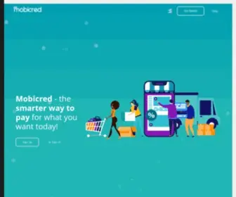 Mobicred.co.za(The world of online shopping has never been this easy. Mobicred) Screenshot