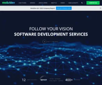 Mobidev.biz(Custom software development company MobiDev) Screenshot