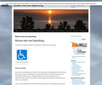 Mobiele-Recreatie.nl(Mobiele-recreatie is een site voor reizen met een beperking of handicap.Reizen met een beperking) Screenshot