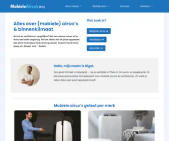 Mobieleaircos.com(Alles over klimaatbeheersing en airco's) Screenshot