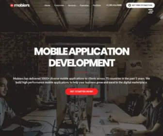 Mobiers.com(Mobile, iPhone, Android, HTML5 App Development) Screenshot