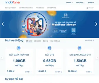 Mobifone.com.vn(The leading Telco for business man) Screenshot