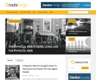 Mobiforge.mobi(Mobiforge mobi) Screenshot