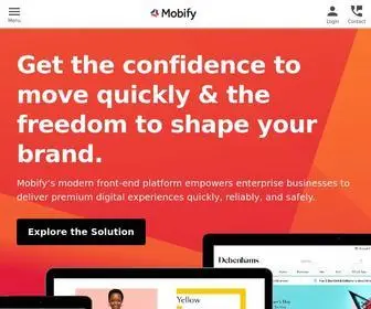 Mobify.com(The Modern Front) Screenshot