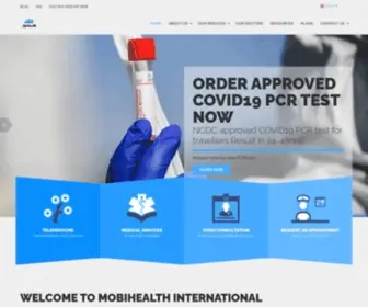 Mobihealthinternational.com(Mobihealth’s revolutionary integrated Telemedicine platform) Screenshot