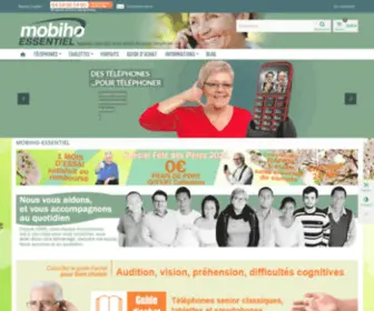 Mobiho-Essentiel.fr(La référence du portable senior) Screenshot