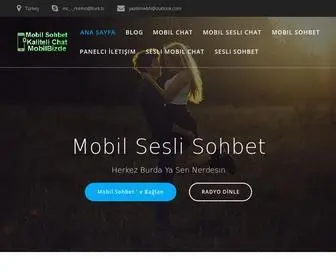 Mobilbizde.net(Mobil sesli chat) Screenshot