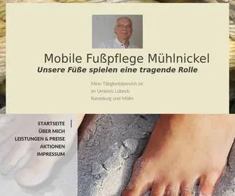 Mobile-Fusspflege-Muehlnickel.de(Mobile Fußpflege Mühlnickel) Screenshot