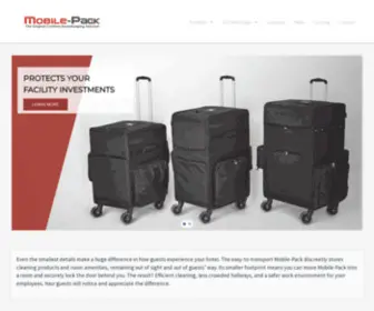 Mobile-Pack.com(Housekeeping Cart Alternatives from Mobile) Screenshot