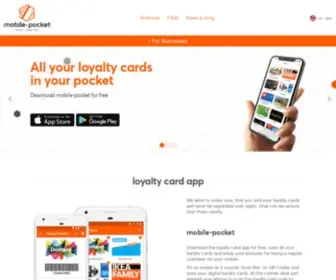 Mobile-Pocket.com(Mobile-pocket loyalty card app) Screenshot