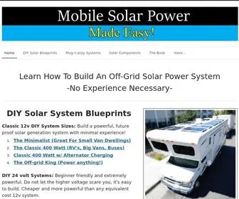 Mobile-Solarpower.com(DIY Solar Power) Screenshot