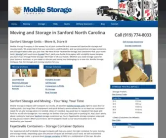 Mobile-Storage-NC.com(Mobile Storage Company) Screenshot