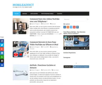 Mobileaddict.fr(Pour être un virtuose de l'iPhone) Screenshot