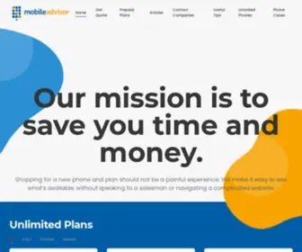 Mobileadvisor.net(Our mission) Screenshot