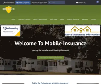 Mobileagency.com(Manufactured Housing Industry Insurance) Screenshot