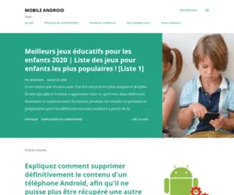 Mobileandroid.fr(Mobile android) Screenshot