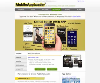 Mobileapploader.com(Build iPhone) Screenshot