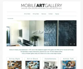 Mobileart.co.nz(Mobile Art Gallery) Screenshot