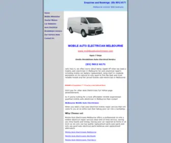 Mobileautoelectricians.com(AAA AUTO ELECTRICIAN) Screenshot