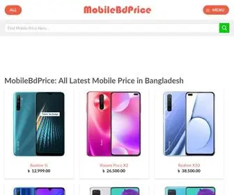 Mobilebdprice.net(MobileBdPrice) Screenshot