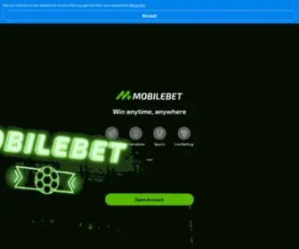 Mobilebet.com Screenshot