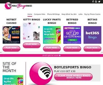 Mobilebingobonuses.co.uk Screenshot