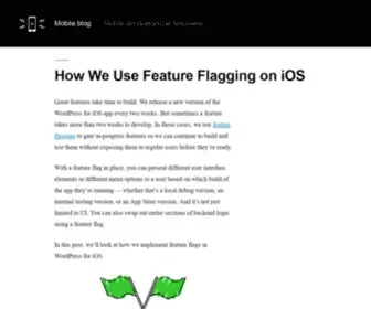 Mobile.blog(Mobile development at Automattic) Screenshot