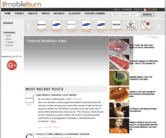 Mobileburn.com(Your Ultimate Source For Mobile News) Screenshot