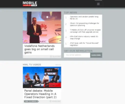 Mobilebusinessbriefing.com(Mobile World Live) Screenshot