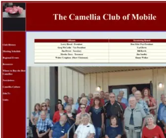 Mobilecamellia.org(The Camellia Club of Mobile) Screenshot