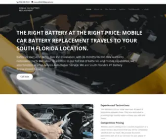 Mobilecarbatteryreplacementfl.com(Mobile Car Battery Replacement) Screenshot