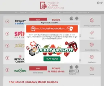 Mobilecasinocanada.ca Screenshot