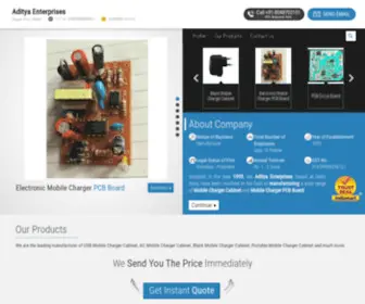 Mobilechargercabinet.com(Aditya Enterprises) Screenshot