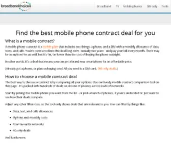 Mobilechoices.co.uk(Compare Mobile Phone Deals) Screenshot