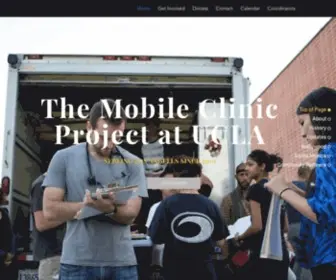 MobileclinicProject.org(Learn About Us) Screenshot