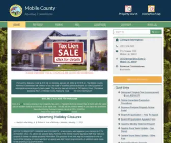 Mobilecopropertytax.com(Mobile County Revenue Commission) Screenshot