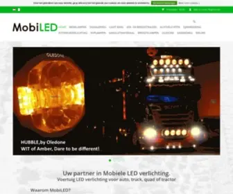 Mobiled.nu(MobiLED Uw partner in Mobiele LED verlichting) Screenshot