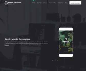 Mobiledeveloperaustin.com(Mobile App Development Company Austin TX) Screenshot