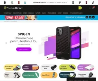 Mobiledirect.ro(Huse si folii telefoane Samsung) Screenshot